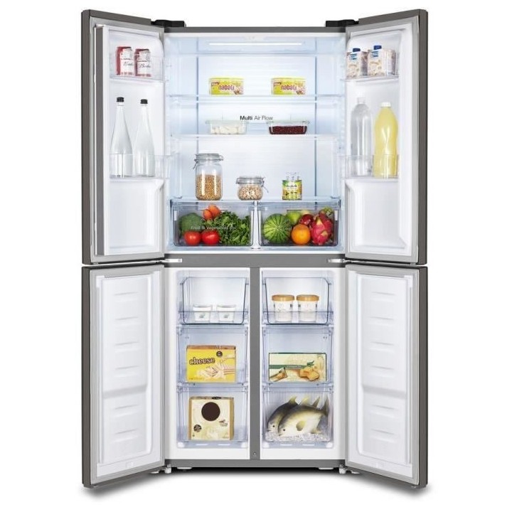 Réfrigérateur congélateur HISENSE - RQ515N4AD1 - multiportes - 427