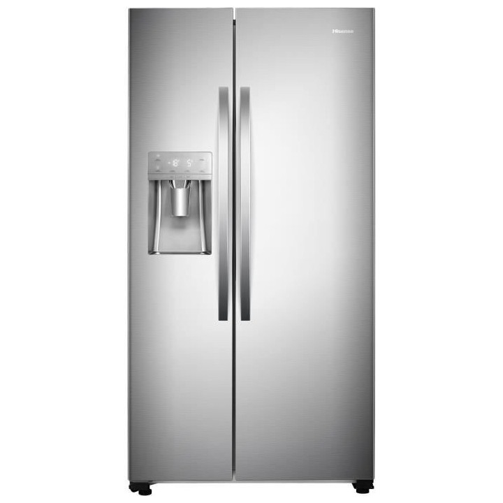 Réfrigérateur américain HISENSE - FSN535KFI - 2 portes - 562L (371+