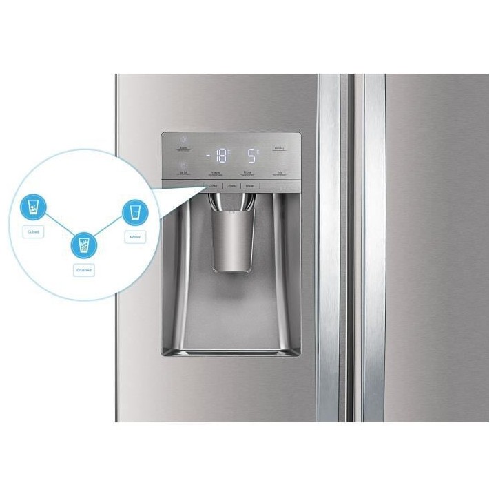 Réfrigérateur américain HISENSE - FSN535KFI - 2 portes - 562L (371+