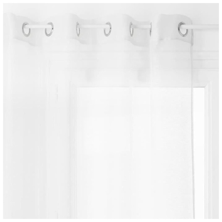Voilage Moly - 135x240 cm - Blanc