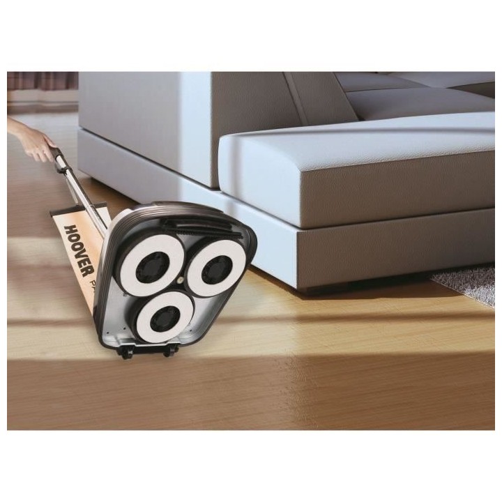 HOOVER F38PQ/1 - Cireuse parquet massif - 800W - Fonction aspiration i