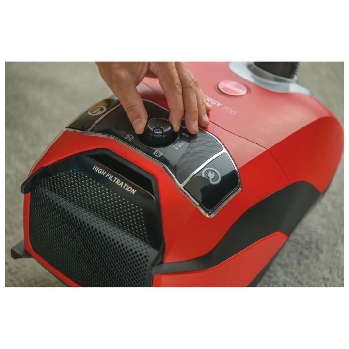 HOOVER HE710HM Aspirateur traîneau avec Sac Ultra Puissant 850W Silen