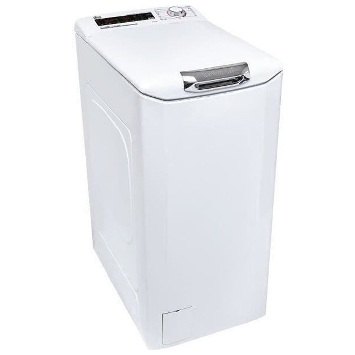 Lave-linge top HOOVER H3TFSMP48TAMCE-S - Induction - 8 kg - 1400 trs/m
