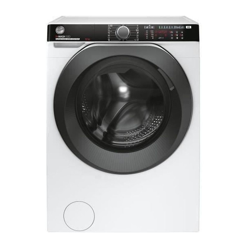 Lave-linge hublot HOOVER HWP 610AMBC/1-S - 10 kg - Induction - Vapeur - 1600 trs/min - Classe A - Connecté - Blanc