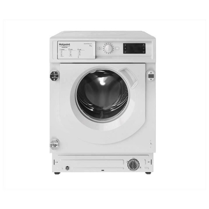 Lave-linge hublot encastrable HOTPOINT BIWMHG71483EU - 7 kg - Inductio