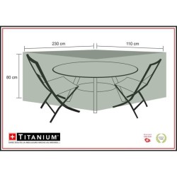 Housse pour table ovale +...