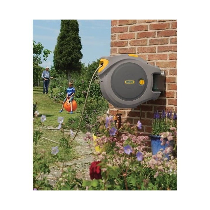 Dévidoir mural AutoReel avec tuyau de 40 m - HOZELOCK - 2595R0000