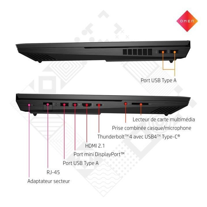 PC Portable Omen by HP 17-ck0074nf - 17 QHD 165 Hz - Intel Core i9-119