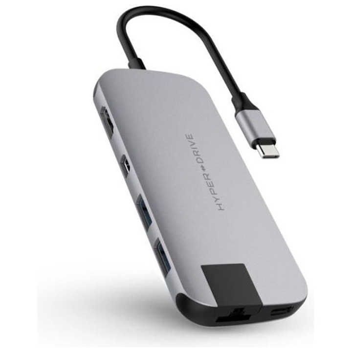 HYPER Hub USB-C Hyper SLIM - Gris
