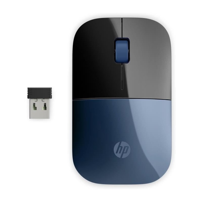 Souris sans fil HP Z3700 - Bleu