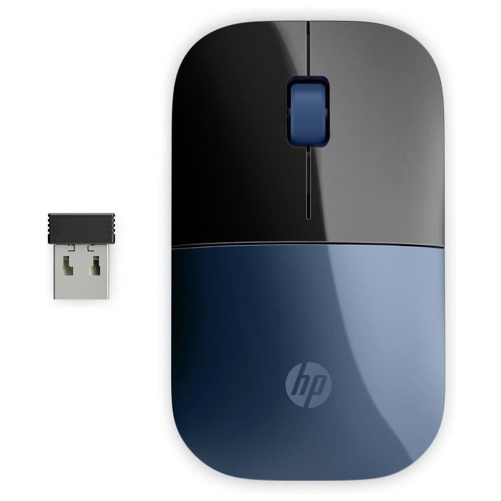 Souris sans fil HP Z3700 - Bleu