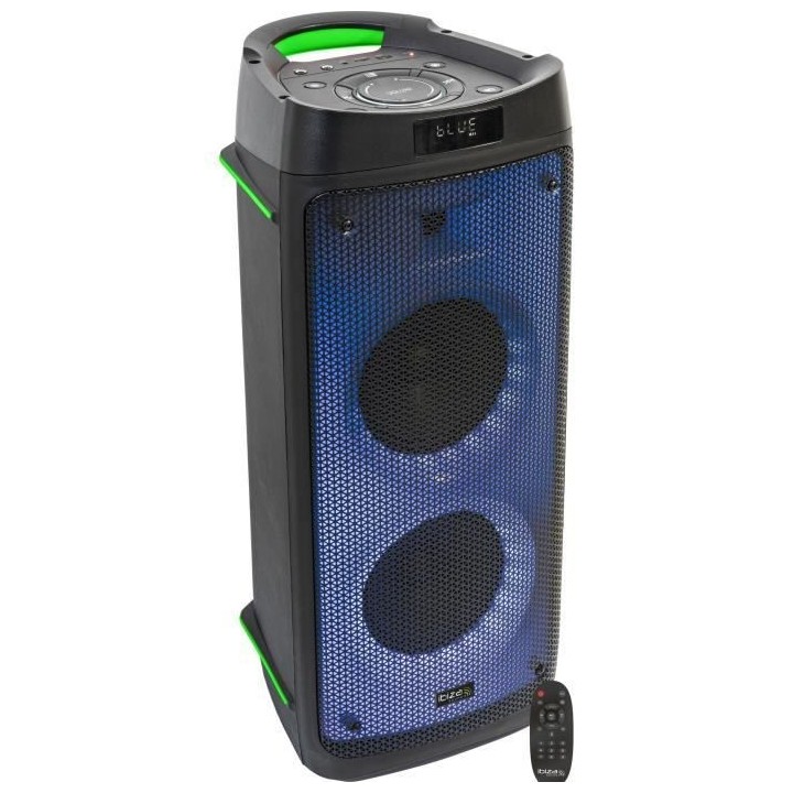 Enceinte de 300W - IBIZA - PHANTOM - Avec Bluetooth, USB, Micro SD, t