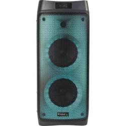 Enceinte de 300W - IBIZA - PHANTOM - Avec Bluetooth, USB, Micro SD, télécommande et LEDs sur la façade avant - Noir