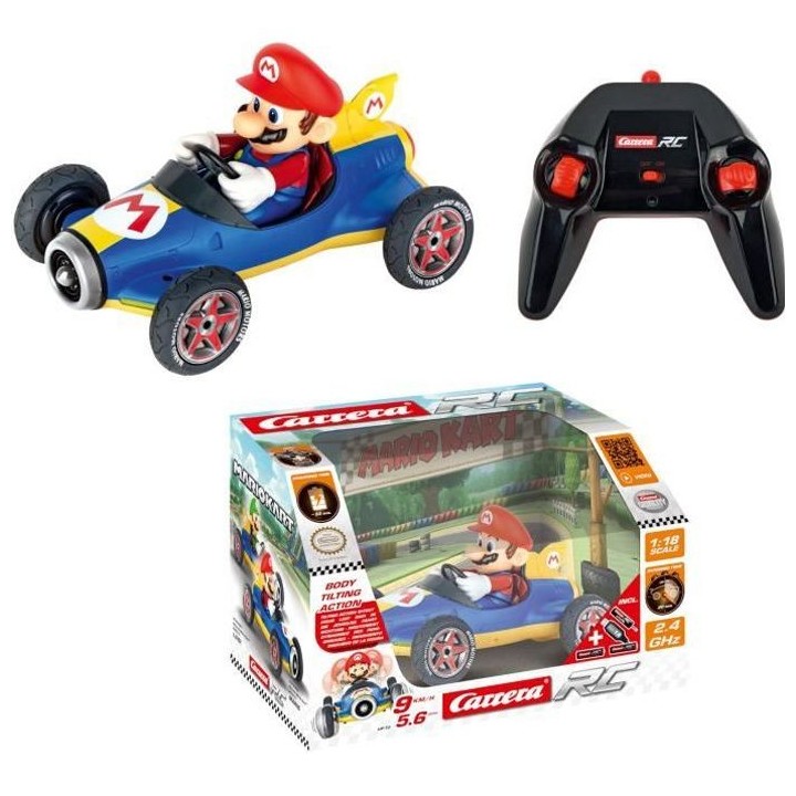 CARRERA-TOYS - 2,4GHz Mario Kart™ Mach 8, Mario