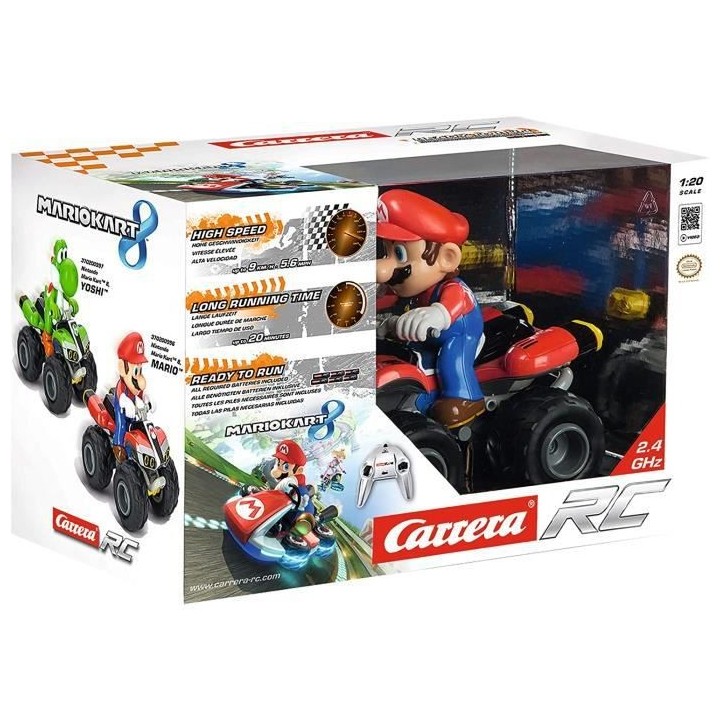CARRERA-TOYS - 2,4GHz Mario Kart™, Mario - Quad