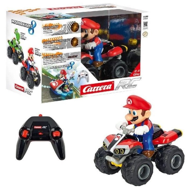 CARRERA-TOYS - 2,4GHz Mario Kart™, Mario - Quad