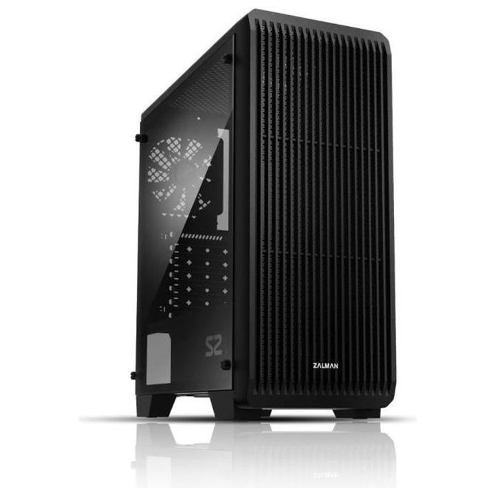 ZALMAN BOITIER PC S2 - Moyen Tour - Noir - Porte latérale transparent