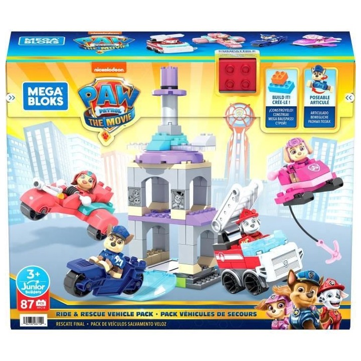 Mega Bloks La Pat'Patrouille - Centre de secours - Jeu de construction