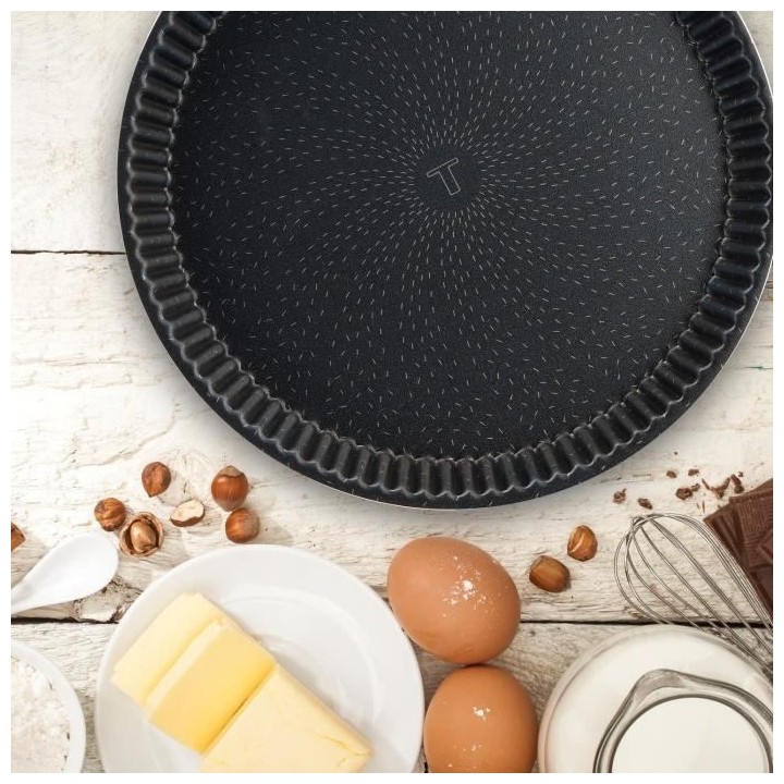 TEFAL J1608202 SUCCESS Moule a tarte 24cm, Revetement antiadhésif sai