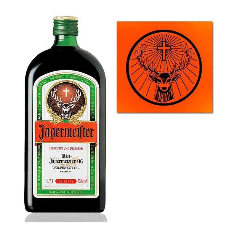 Liqueur Jagermeister - Liqueur herbale - Allemagne - 35%vol - 70cl