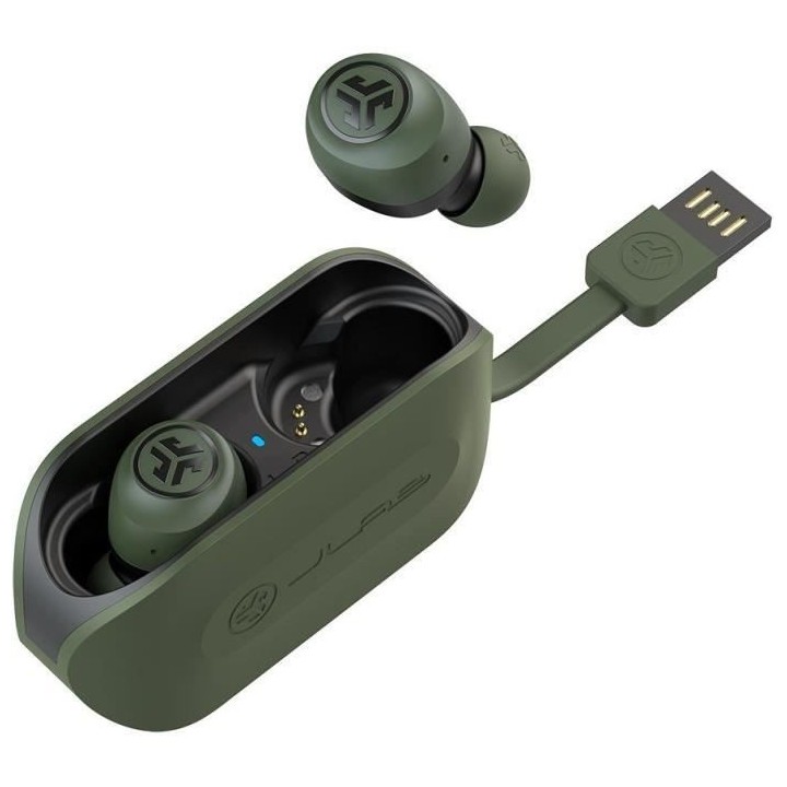 JLab Audio - GO Air True Wireless Earbuds Green/Black - Écouteurs san
