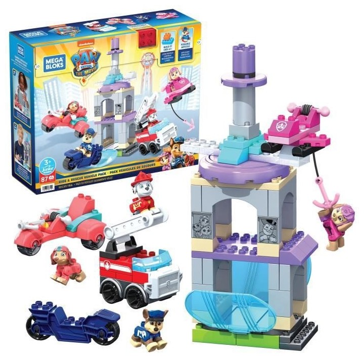 Mega Bloks La Pat'Patrouille - Centre de secours - Jeu de construction