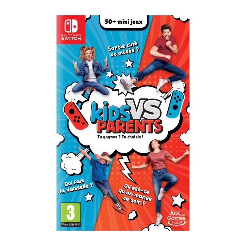 Kids VS Parents Nintendo Jeu Switch