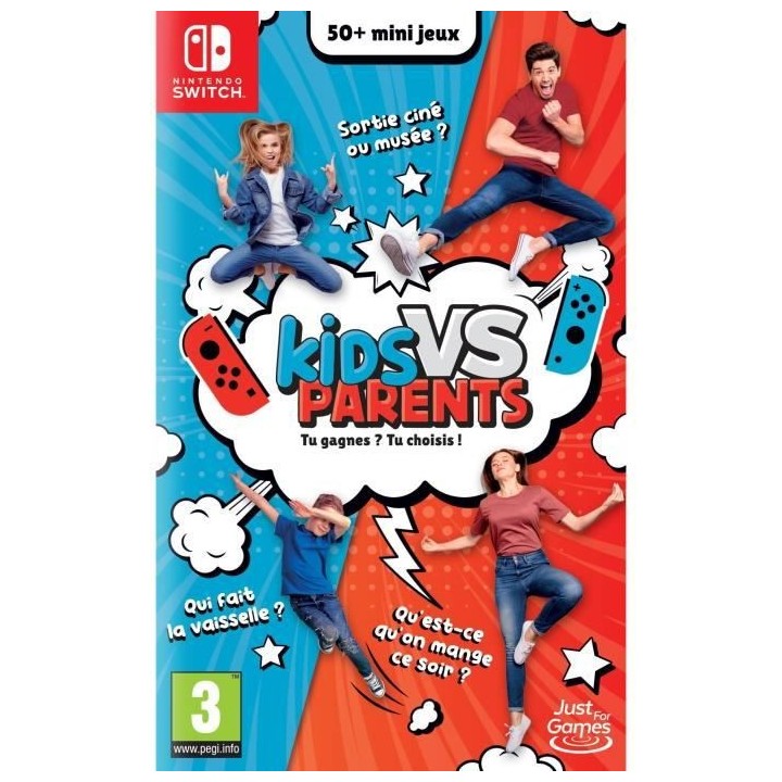 Kids VS Parents Nintendo Jeu Switch