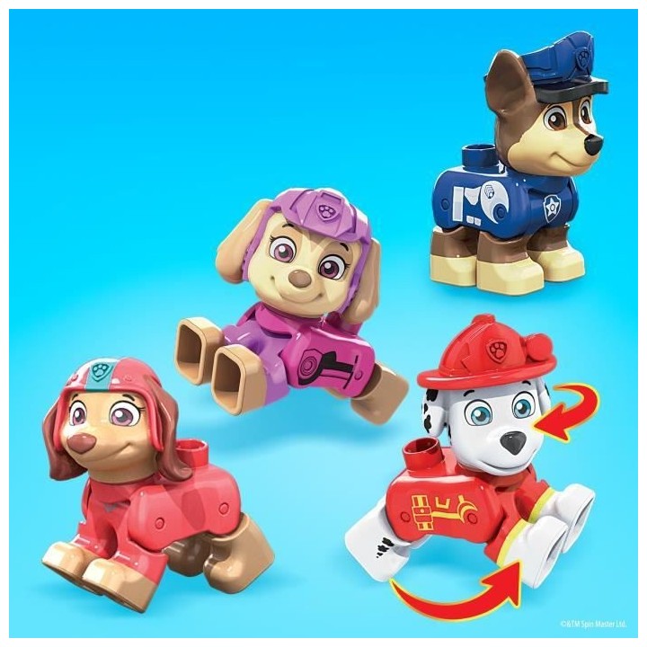 Mega Bloks La Pat'Patrouille - Centre de secours - Jeu de construction