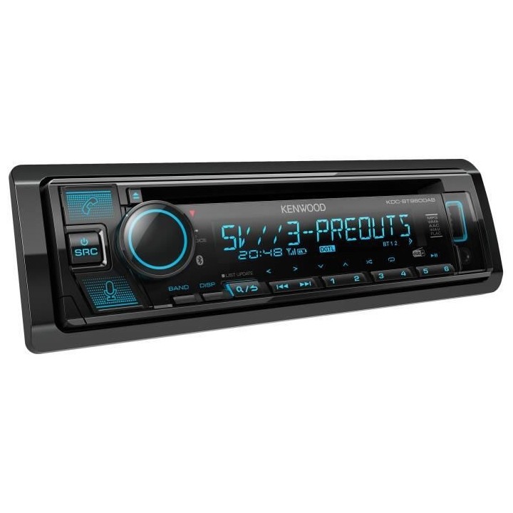 Autoradio CD - USB - Bluetooth - iPhone - DAB+ - JVC