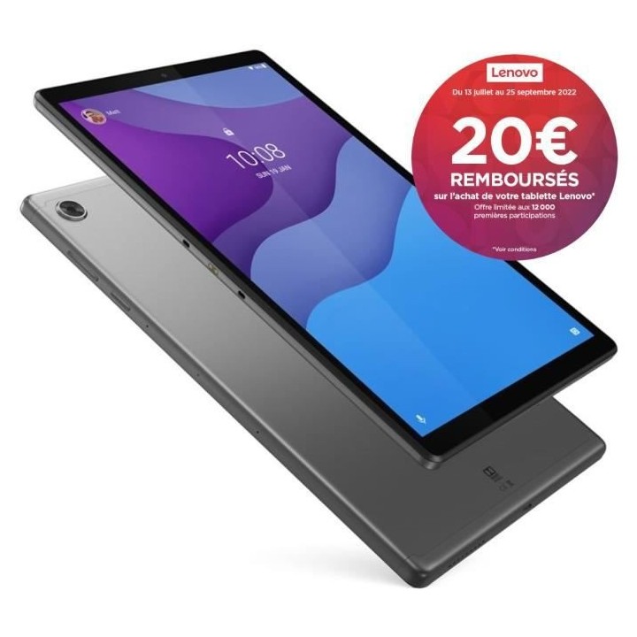 Tablette Tactile - LENOVO M10 HD 2nd Gen - 10,1 HD - RAM 4Go - Stockag