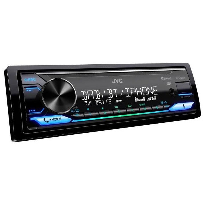 Autoradio - JVC - KD-X482DBT - USB - iPod - Bluetooth - DAB+