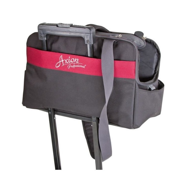 KERBL Sac de transport Axion pour chien - 44x20x27cm - Noir et rouge