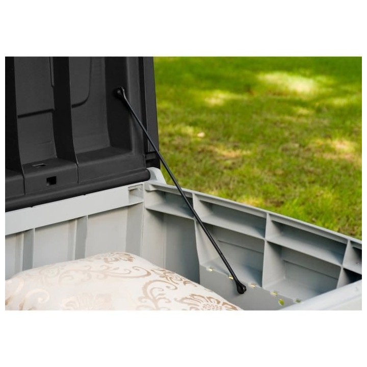 KETER - Coffre de rangement extérieur en résine 340 litres Gris - Ma