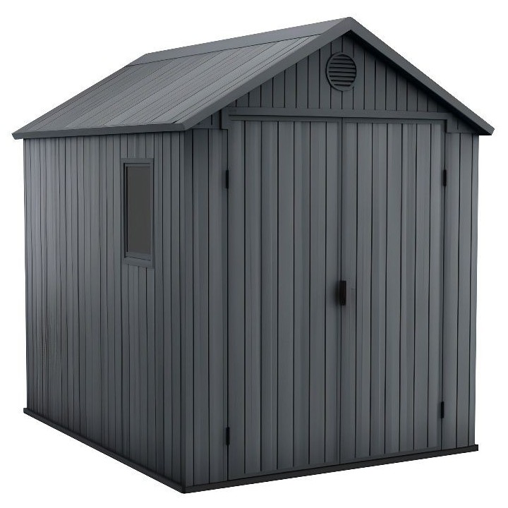 KETER - Abri de jardin en résine 4,8 m² Darwin 68 Gris