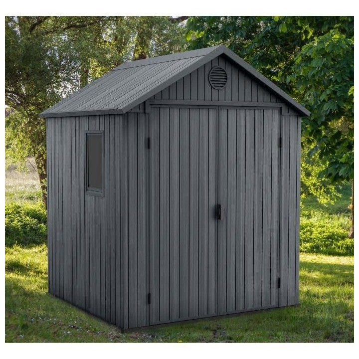 KETER - Abri de jardin en résine 4,8 m² Darwin 68 Gris