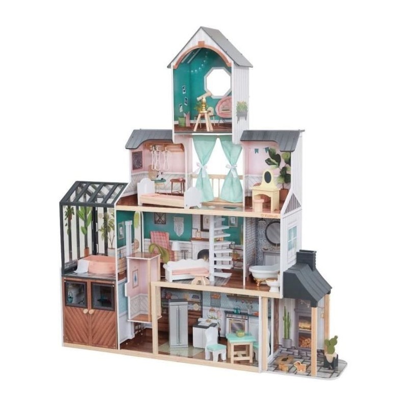 Maison de Poupées - Bois Céleste - KIDKRAFT - Bleu - Accessoires