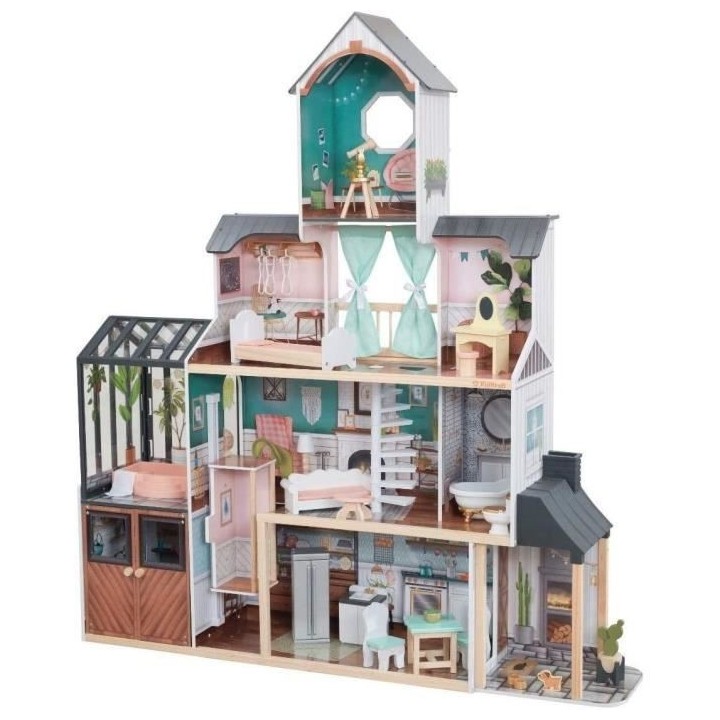 Maison de Poupées - Bois Céleste - KIDKRAFT - Bleu - Accessoires
