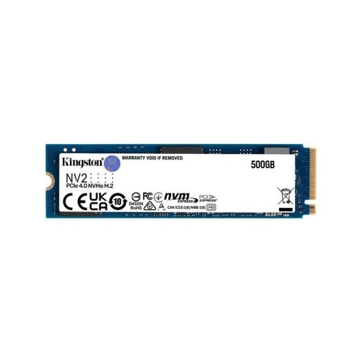 KINGSTON TECHNOLOGY Disque dur - SSD NV2 - 500Go interne - M.2 2280 PC