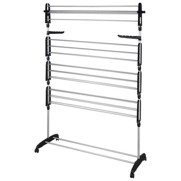 Séchoir a linge étendoir multifonction 32M ULTIMA 4 niveaux Noir et