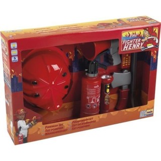 Klein - 8967 - Set de pompier avec casque américain, 7 pieces
