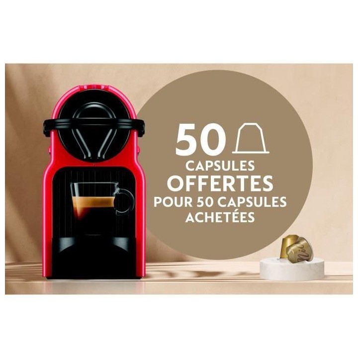 KRUPS NESPRESSO YY1531FD Inissia Machine expresso a capsules, Pression