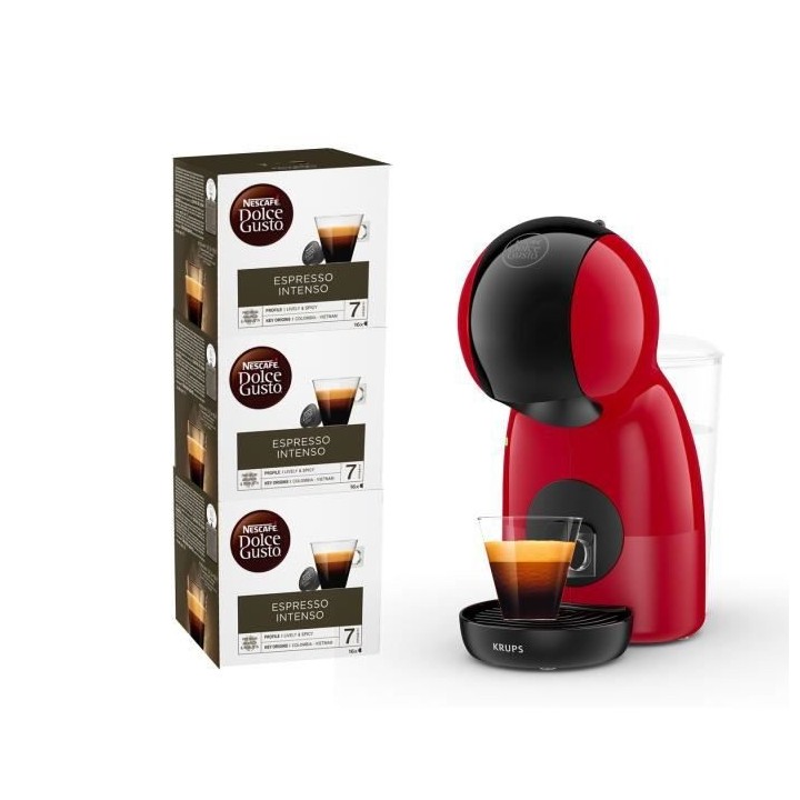 KRUPS Nescafé Dolce Gusto Machine a café YY4580FD + 3 boites de caf