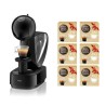 KRUPS Nescafé Dolce Gusto Infinissima YY5056FD Noir + 6 boites de café bio, Offre antigaspillage