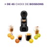 KRUPS Nescafé Dolce Gusto Infinissima YY5056FD Noir + 6 boites de café bio, Offre antigaspillage