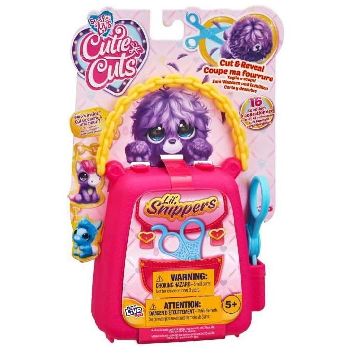 MOOSE TOYS - Lil' Snippers peluche 14 cm