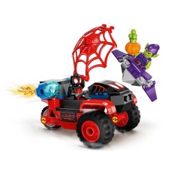 LEGO 10781 Marvel Spidey et Ses Amis Extraordinaires Miles Morales : Le Techno-Trike de Spider-Man, Jouet Enfants +4 Ans