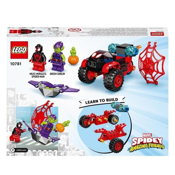 LEGO 10781 Marvel Spidey et Ses Amis Extraordinaires Miles Morales : L