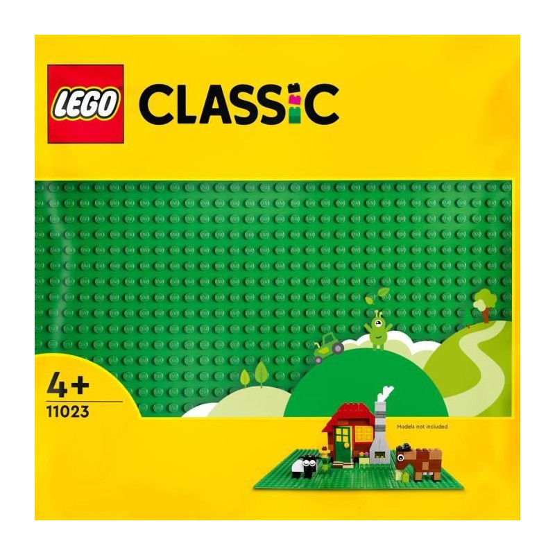 LEGO 11023 Classic La Plaque De Construction Verte 32x32, Socle de Base pour Construction, Assemblage et Exposition