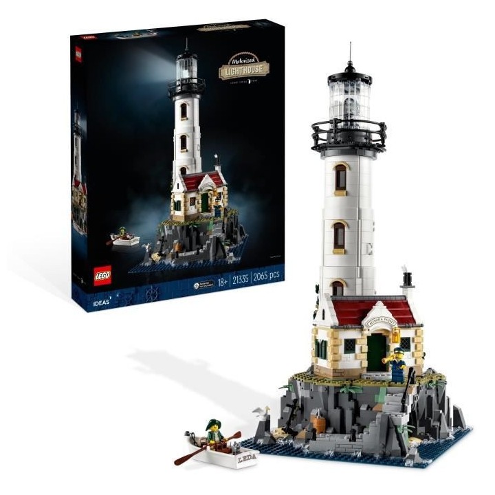 LEGO 21335 Ideas Le Phare Motorisé, Maquette a Construire, Idée Cade